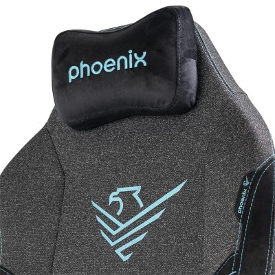 SILLA GAMING PHOENIX TELA MONARCH TALLA R BLACK/BLUE