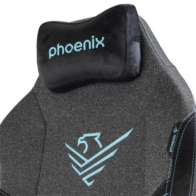 SILLA GAMING PHOENIX TELA MONARCH TALLA XL BLACK/BLUE