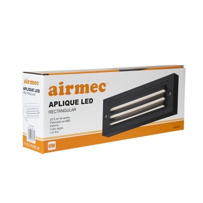 APLIQUE LED RECTANGULAR 6W LUZ FRÃA AIRMEC