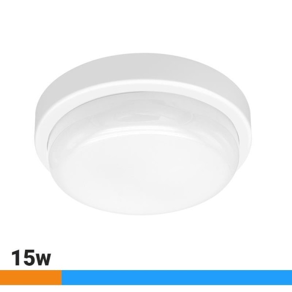 APLIQUE LED REDONDO EXTERIOR 15W LUZ FRÍA AIRMEC