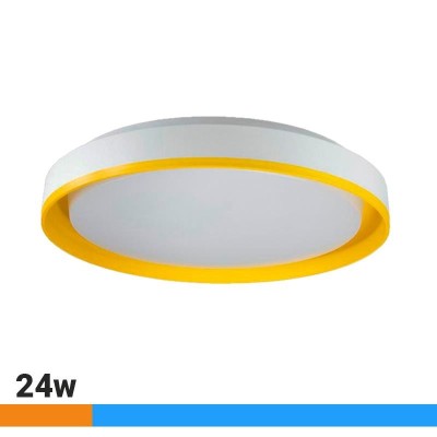 APLIQUE LED TECHO 24W SERIE ZAFIRO LUZ FRÃA AIRMEC