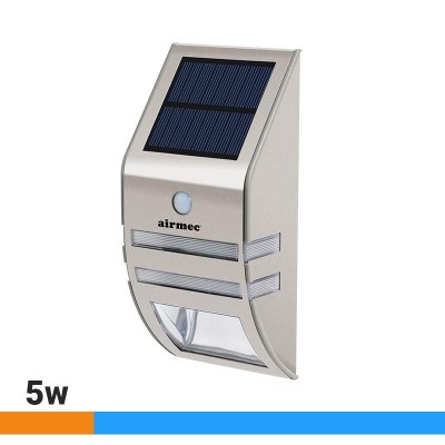 APLIQUE SOLAR LED 60 LUMENS SILVER AIRMEC