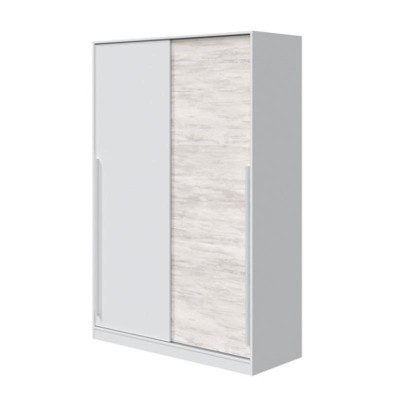 ARMARIO 2P CORREDERAS 200x120x50 CM BLANCO ARTIK