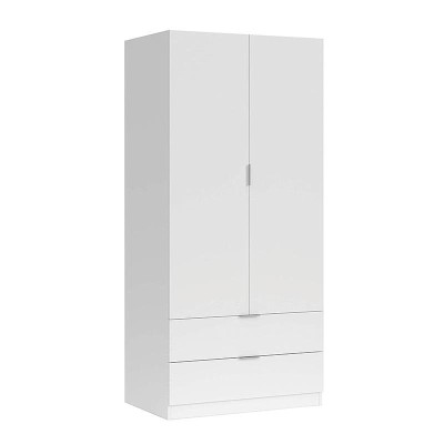 ARMARIO 2P+ 2CAJONES 180X81X52CM BLANCO MOMI