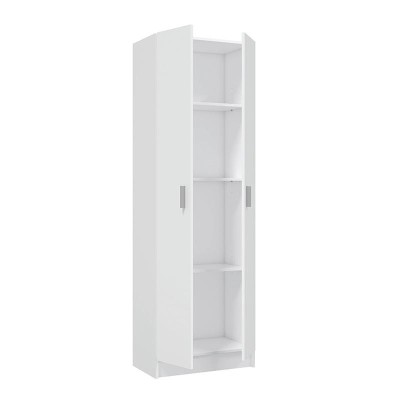 ARMARIO MULTIUSOS 2P 180X59X37CM BLANCO MOMI