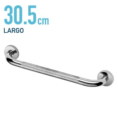 ASA DE BAÑO ANTIDESLIZANTE INOX 304 BENOTTI 2.5X30.5CM