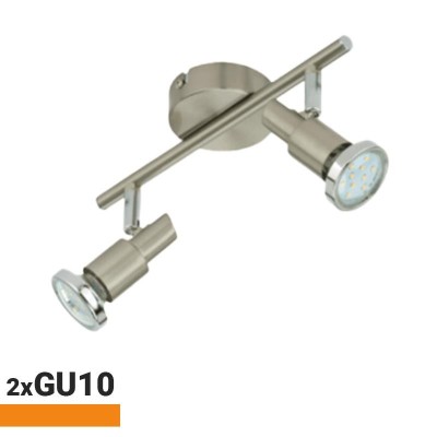 APLIQUE LED 2 FOCOS SERIE LUGO 2XGU10 AIRMEC