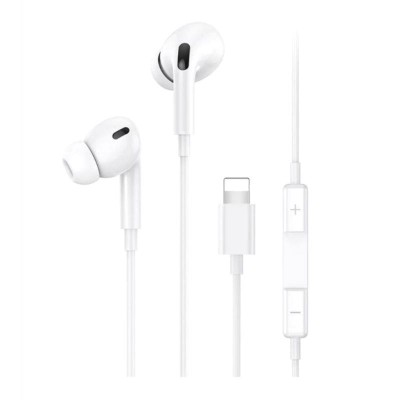 AURICULARES CON CABLE LIGHTNING 1.20M BLANCO