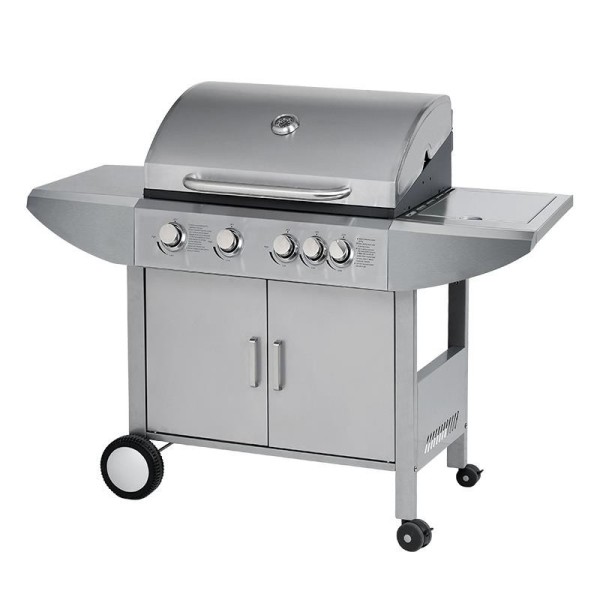 BARBACOA GAS INOX SERIE EL HIERRO AIRMEC 5 FUEGOS