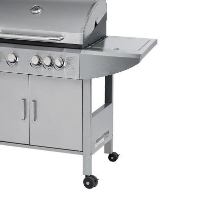 BARBACOA GAS INOX SERIE EL HIERRO AIRMEC 5 FUEGOS