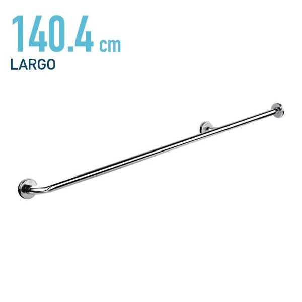 BARRA DE APOYO INOX 304 BENOTTI 140.4X3.2CM