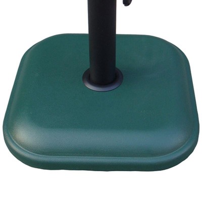 BASE DE SOMBRILLA CUADRADA VERDE SERIE TULUM DONNA GARDEN 11 KG