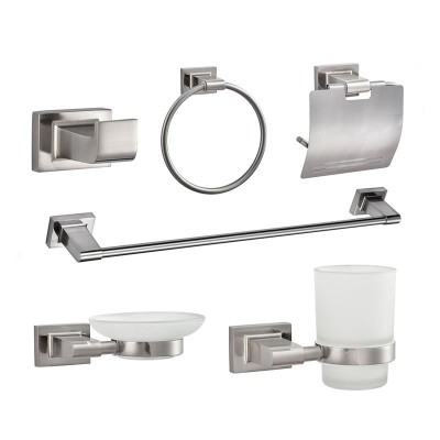 ACCESORIOS DE BAÃO SERIE CORFÃ 6 PIEZAS CROMADO BENOTTI