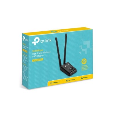 ADAPTADOR INALÁMBRICO DE RED ALTA POTENCIA NEGRO TP-LINK