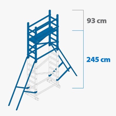 ANDAMIO DE ALUMINIO TUBULAR PACK A+B AIRMEC