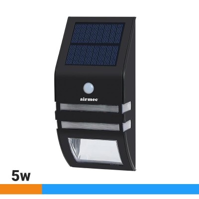 APLIQUE SOLAR LED 60 LUMENS NEGRO AIRMEC