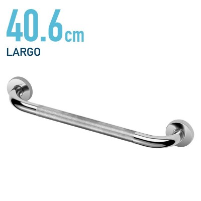 ASA DE BAÑO ANTIDESLIZANTE INOX 304 BENOTTI 2.5X40.6CM