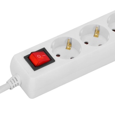 BASE MULTIPLE 3 TOMAS INTERRUPTOR + 2USB  3X1.5mm VOLTEN