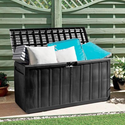 BAÃL PLÃSTICO NEGRO DONNA GARDEN 340 LITROS