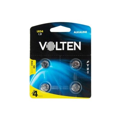 BLISTER 4 PCS PILAS LITIO LR54 VOLTEN