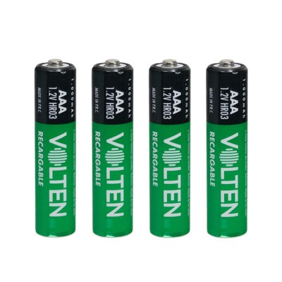 BLISTER 4 PCS PILAS RECARGABLE 2.500MAH LR06/AA VOLTEN