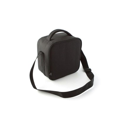 BOLSA TERMICA PORTA ALIMENTOS 22X13X22CM CON 2 RECIPIENTES NEGRO QUID