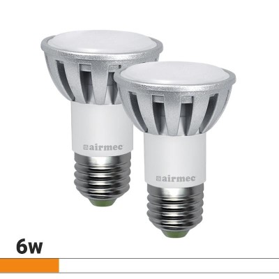 BOMBILLAS LED PACK 2 JDR 6W E27 LUZ BLANCA  AIRMEC