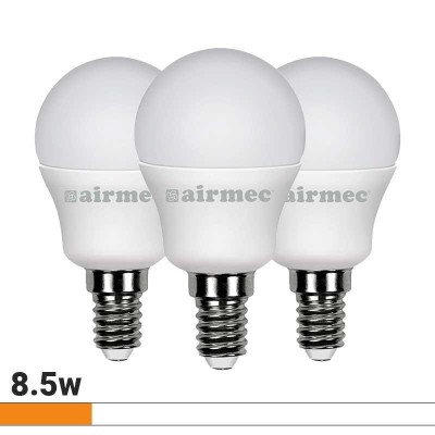 BOMBILLAS LED PACK 3  8.5W G45 E14 LUZ BLANCA AIRMEC