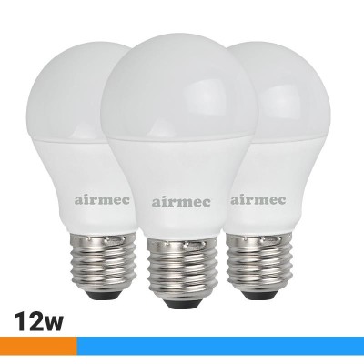 BOMBILLAS LED PACK 3 12W A60 E27 LUZ FRÃA AIRMEC