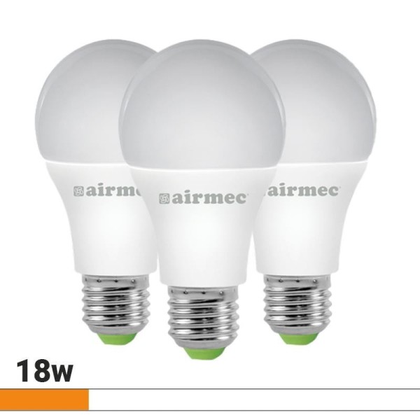 BOMBILLAS LED PACK 3 18W A75 E27 LUZ BLANCA AIRMEC