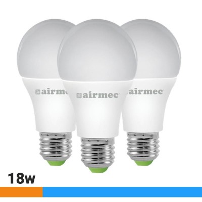 BOMBILLAS LED PACK 3 18W A75 E27 LUZ FRÍA AIRMEC