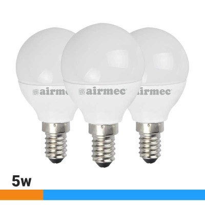 BOMBILLAS LED PACK 3 5W G45 E14 LUZ FRÃA AIRMEC