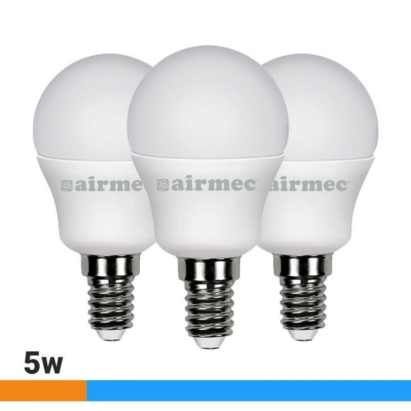 BOMBILLAS LED PACK 3 5W G45 E14 LUZ FRÍA AIRMEC