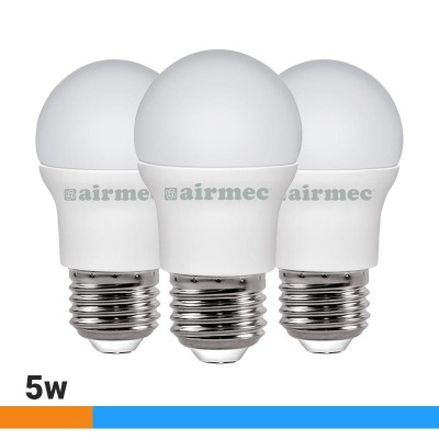 BOMBILLAS LED PACK 3 5W G45 E27 LUZ FRÍA AIRMEC