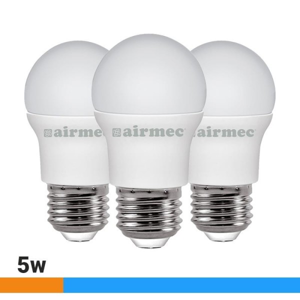 BOMBILLAS LED PACK 3 5W G45 E27 LUZ FRÃA AIRMEC