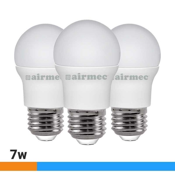 BOMBILLAS LED PACK 3 7W G45 E27 LUZ FRÍA AIRMEC