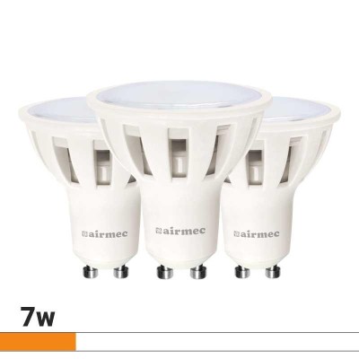 BOMBILLAS LED PACK 3 GU10 7W LUZ BLANCA AIRMEC