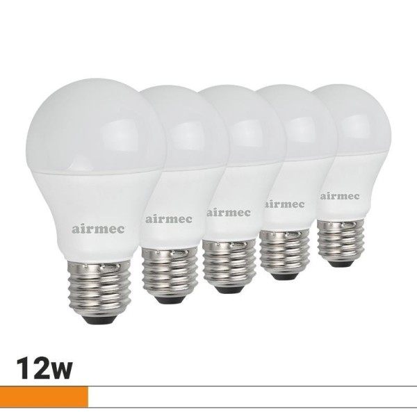 BOMBILLAS LED PACK 5 12W A60 E27 LUZ BLANCA AIRMEC