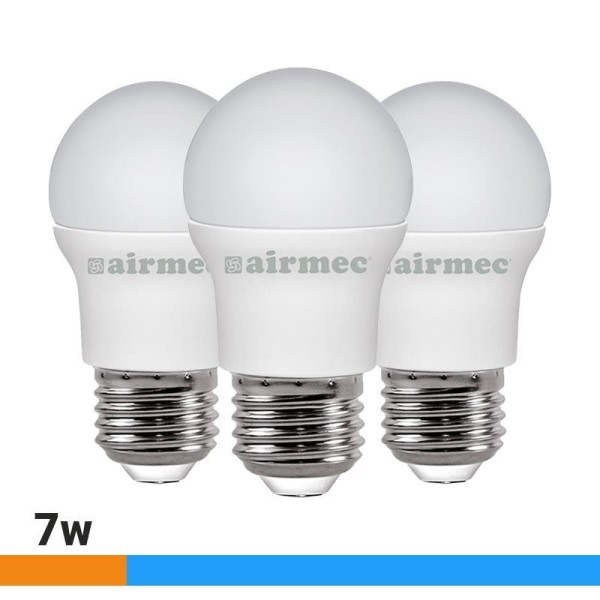 BOMBILLAS PACK3 7W G45 E27 LUZ FRÍA AIRMEC