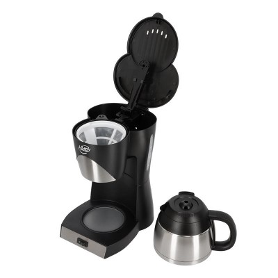 CAFETERA GOTEO 8 TAZAS 1.000W INOX LARRYHOUSE