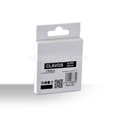 CAJA CLAVOS 14MM TIPO 8 1.000PCS AIRMEC