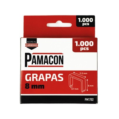 CAJA DE GRAPAS PAMACON 8 MM