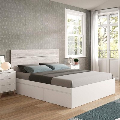 CAMA 150 4 CAJONES 37X156X196CM BLANCO ARTIK MOMI