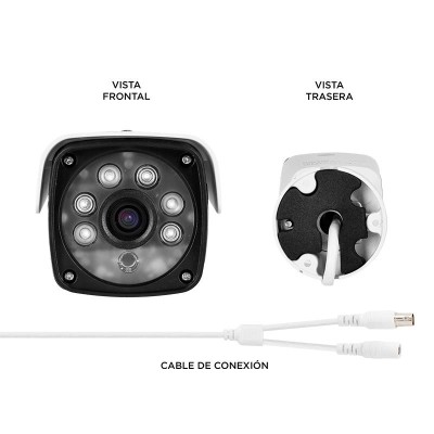 CÁMARA DE SEGURIDAD HD TIPO BULLET 2MP VOLTEN