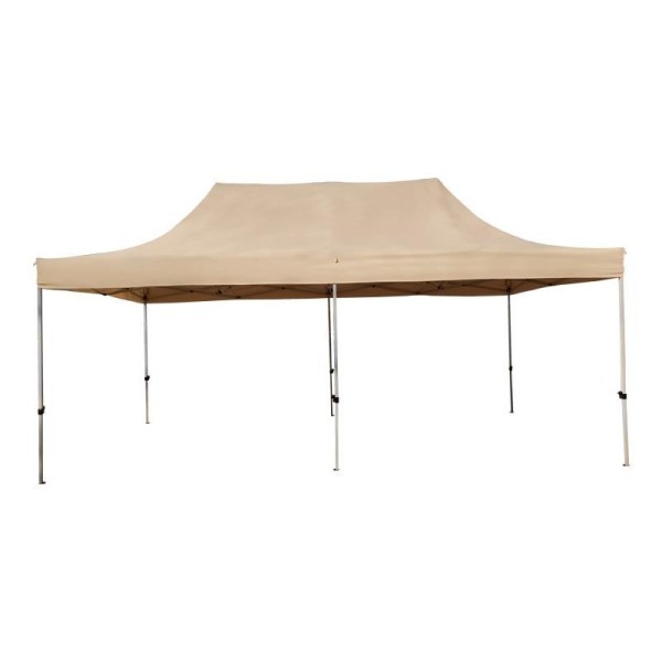 CARPA METAL BEIGE DONNA GARDEN 3X6 METROS