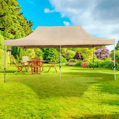 CARPA METAL BEIGE DONNA GARDEN 3X6 METROS