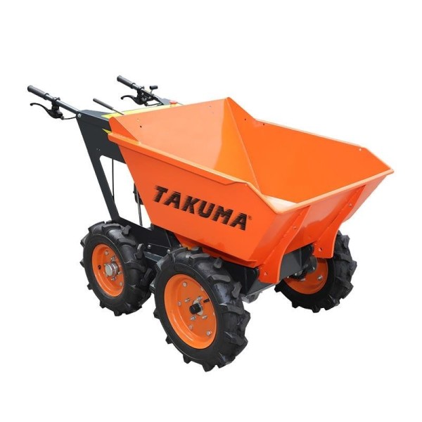 CARRETILLA 4 RUEDAS CON DUMPER GASOLINA TAKUMA 300 KGS 7HP