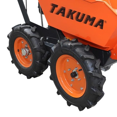 CARRETILLA 4 RUEDAS CON DUMPER GASOLINA TAKUMA 300 KGS 7HP