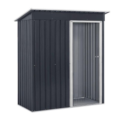 CASETA DE METAL PUERTA CORREDERA ANTRACITA AIRMEC 89x163x182 CM (1.5M2)