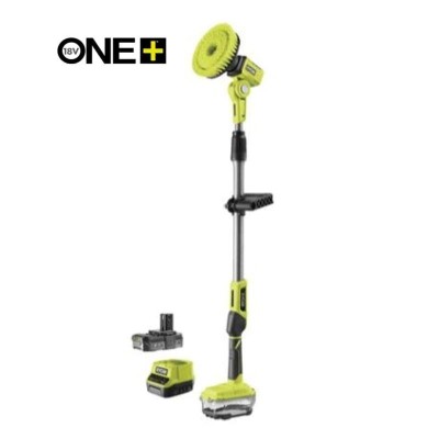 CEPILLO ROTATIVO 18V DE LIMPIEZA TELESCOPICO + ONE+â¢ RYOBI (1X 2.0AH)